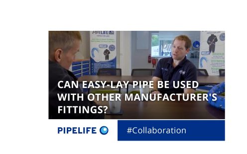 Can Easy-Lay Pipe be used with other manufacturer's fittings