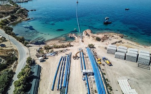 Aegina potable water supply solution